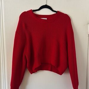 Zara Red Women's Sweater size m